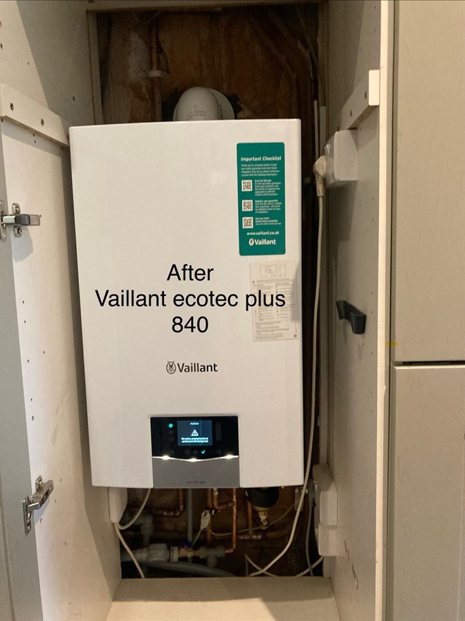 Vaillant 830 to 840 Boiler Replacement