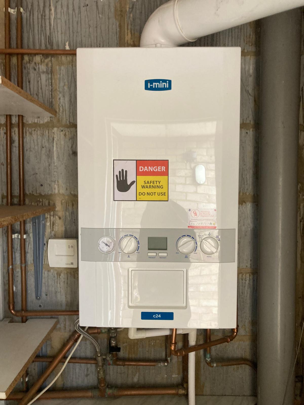Ideal mini c24  faild gas safe inspection