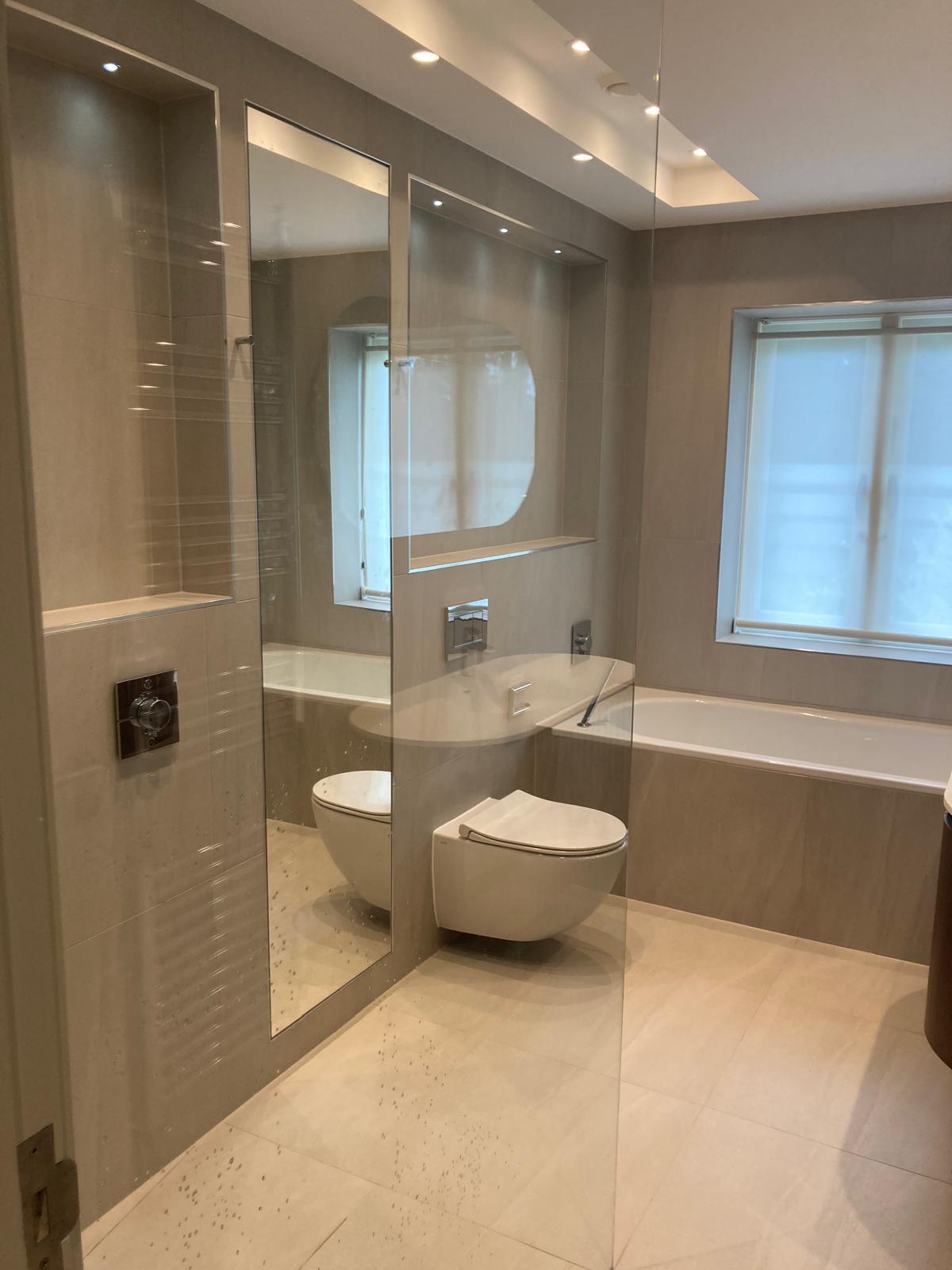 Modern bathroom renovation Highgate finished project