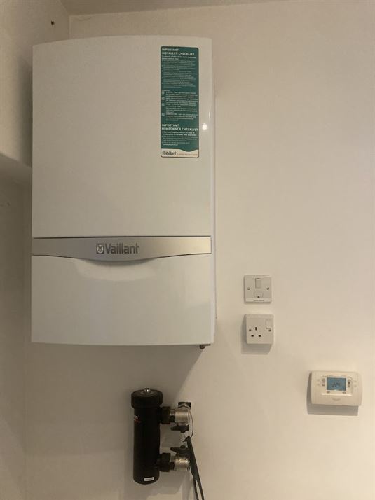 Boiler installation work by TNG Services
