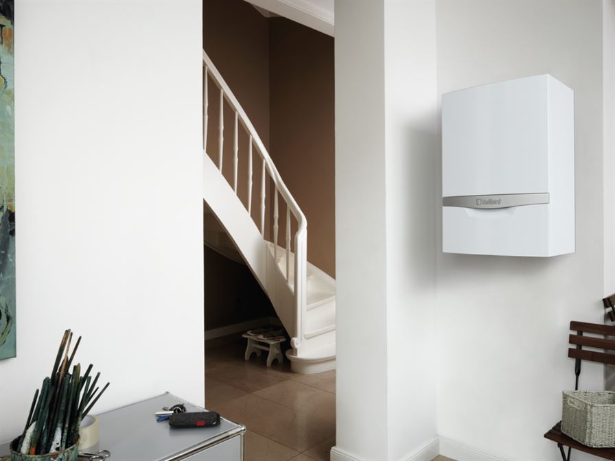 Vaillant boiler pipework and heating system installation